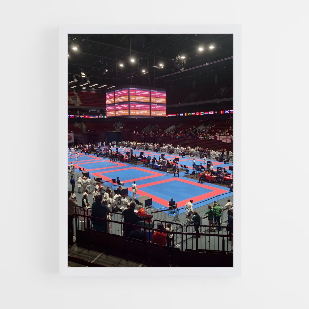 Poster World karate – affiche Karaté (vue 3)